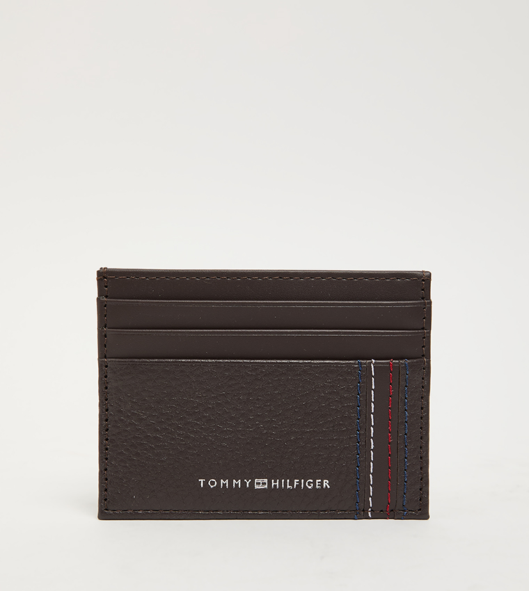 محفظة بطاقات بنقشة 