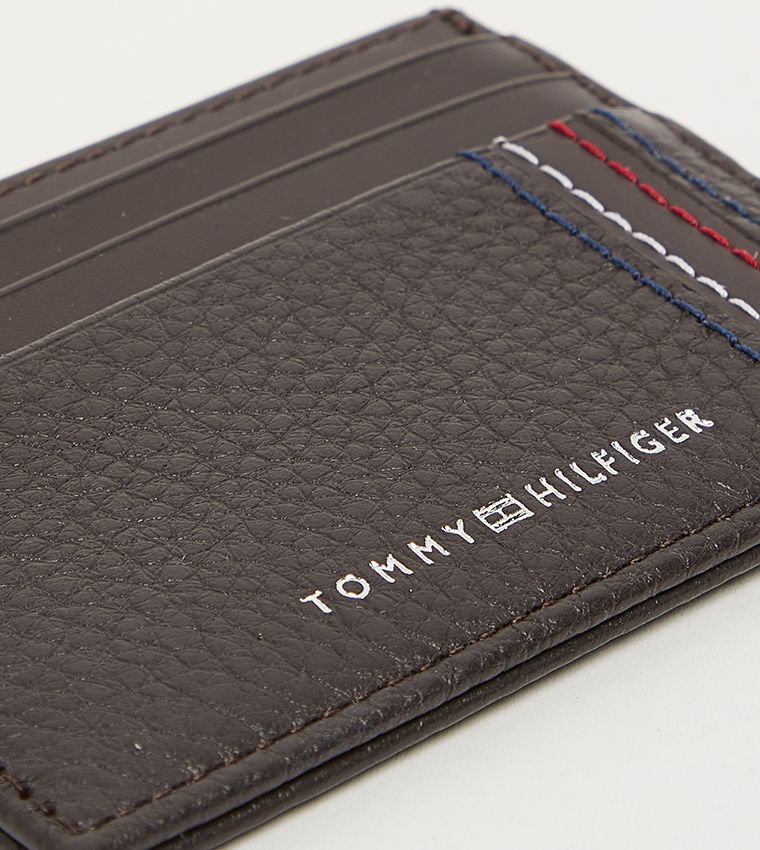 محفظة بطاقات بنقشة 