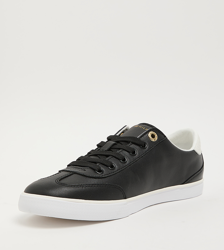 Logo Detail Lace-Up Sneakers