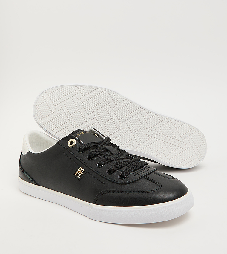 Logo Detail Lace-Up Sneakers
