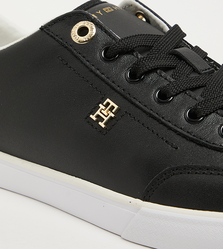 Logo Detail Lace-Up Sneakers