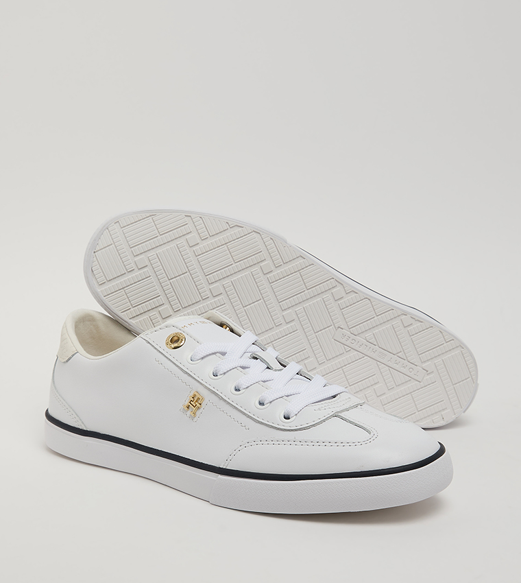 Logo Detail Lace-Up Sneakers