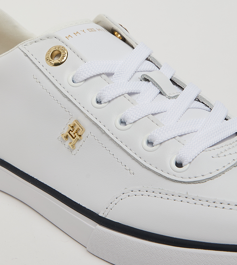 Logo Detail Lace-Up Sneakers