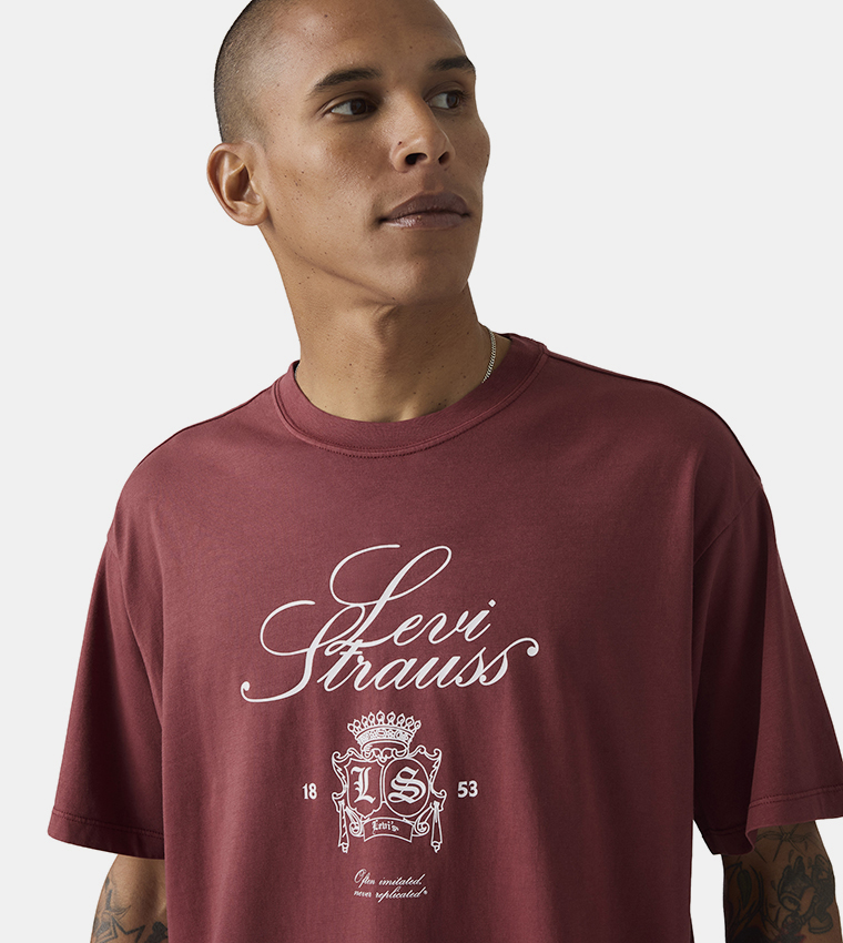 تيشيرت كاجوال كم قصير وطبعة