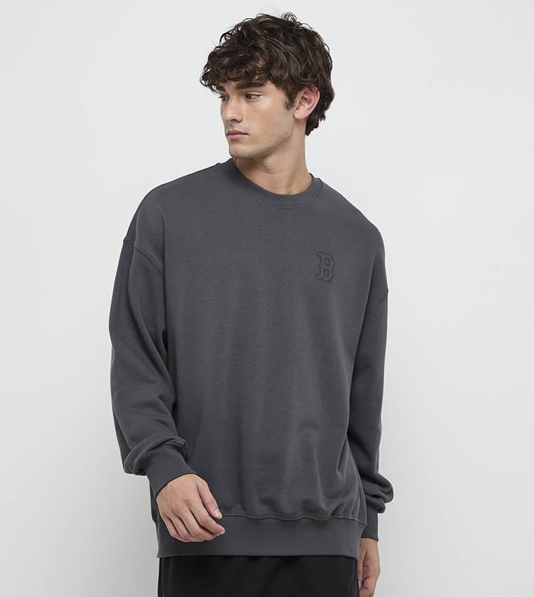Printed Crew Neck Sweatshirt
