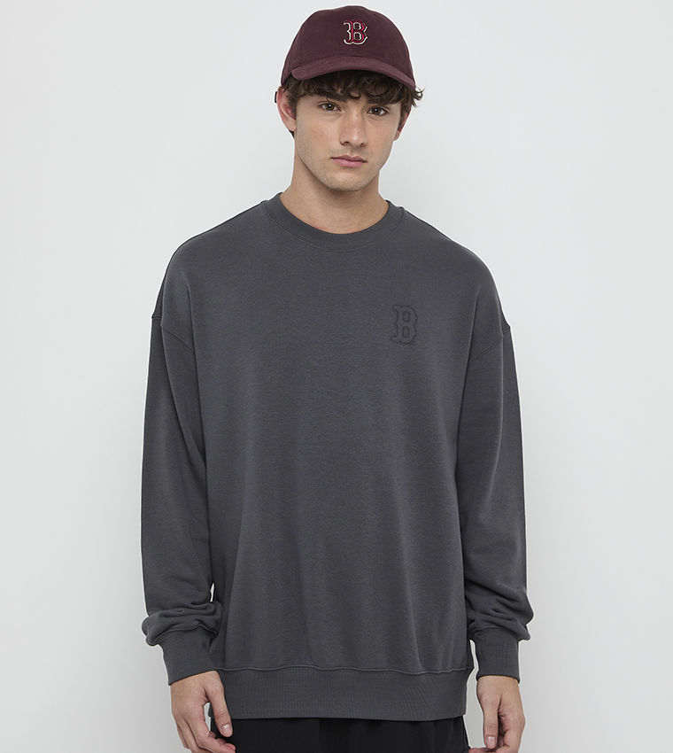 Printed Crew Neck Sweatshirt