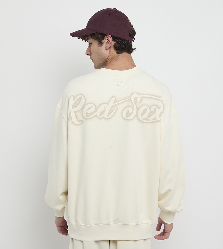 MLB  Sweatshirts - Cream Sweatshirts
