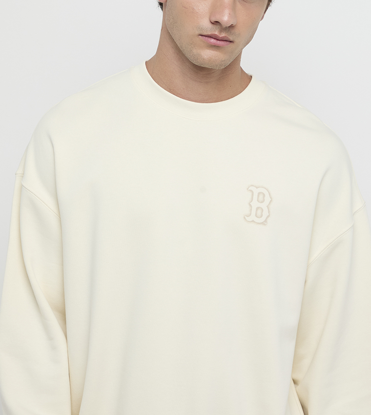 MLB  Sweatshirts - Cream Sweatshirts