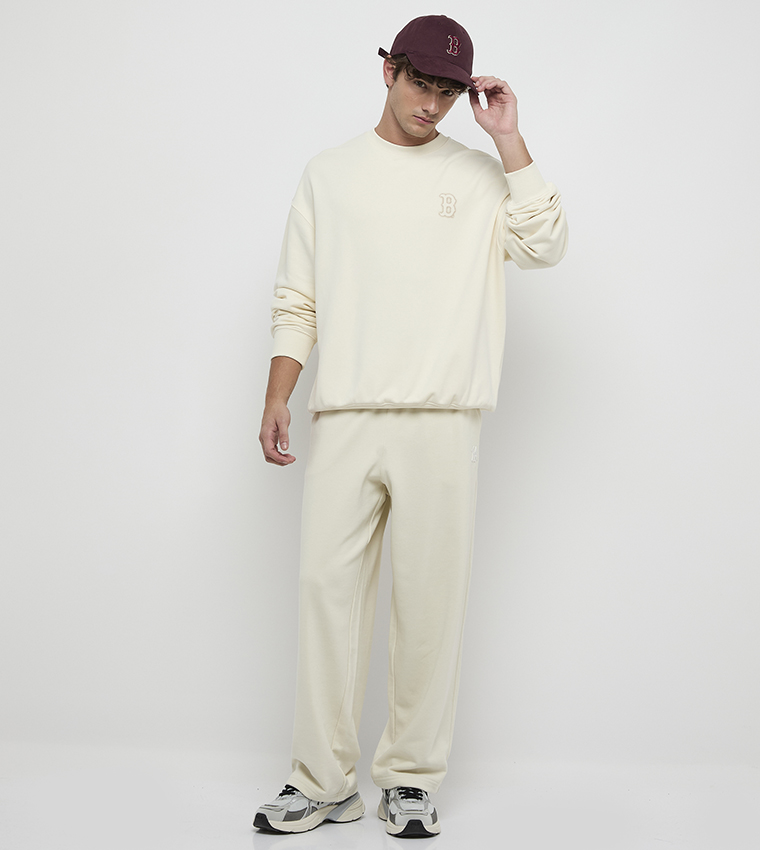 MLB  Sweatshirts - Cream Sweatshirts