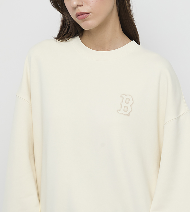 MLB  Sweatshirts - Cream Sweatshirts
