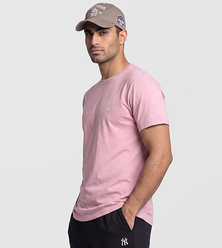 إم إل بي  تيشيرتات  كم قصير  - وردي فاتح Short Sleeve T-Shirts