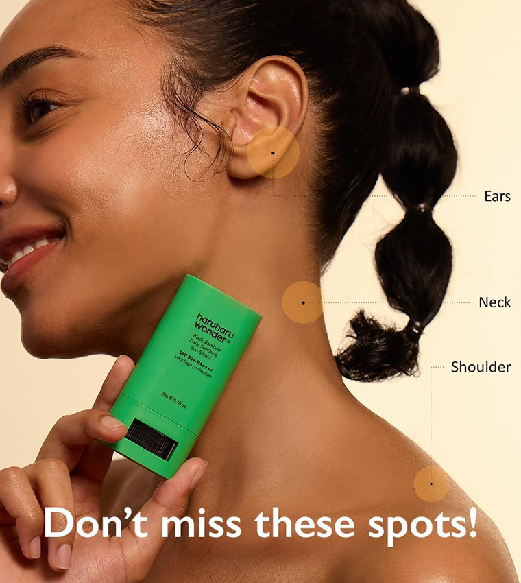 Black Bamboo Top-to-Toe SPF50+ PA++++ Veil, 20g