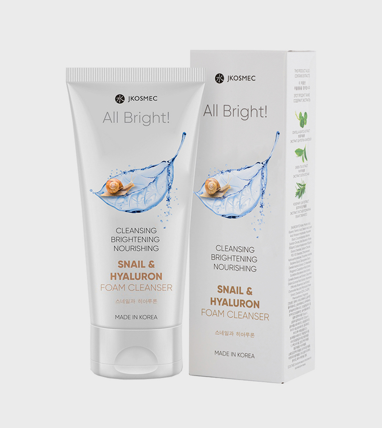 All Bright Snail & Hyaluron Foam Cleanser, 180ml
