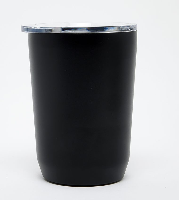 Vacuum Insulated Stainless Steel Tumbler, 12oz - Black
