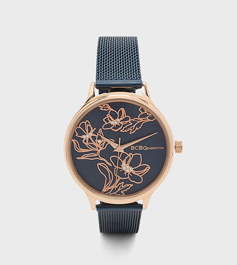 Printed Dial Metal Dial Analog Watch