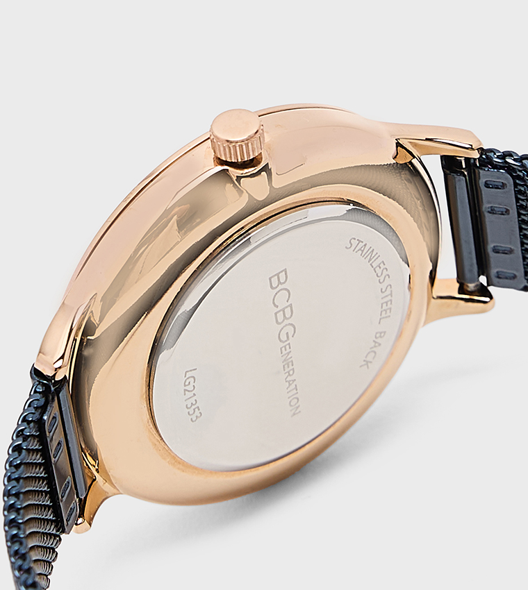 Printed Dial Metal Dial Analog Watch