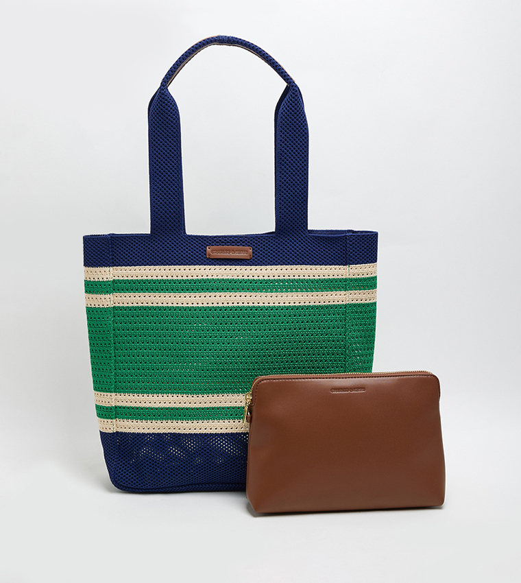 IDA Striped Tote Bag