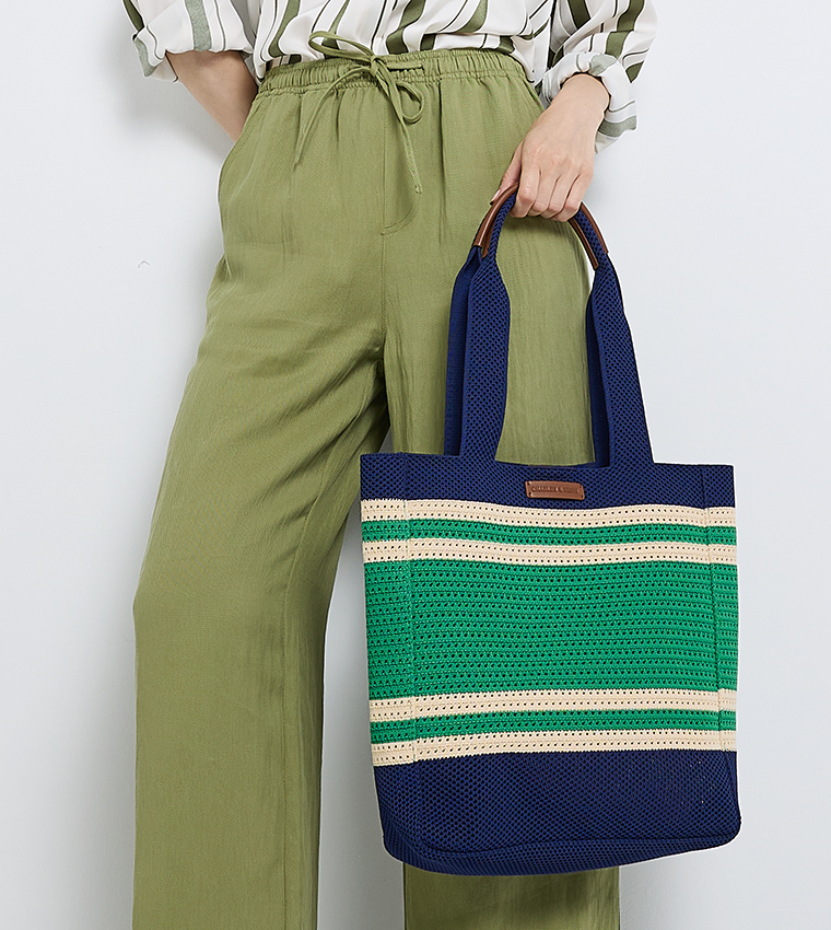 IDA Striped Tote Bag