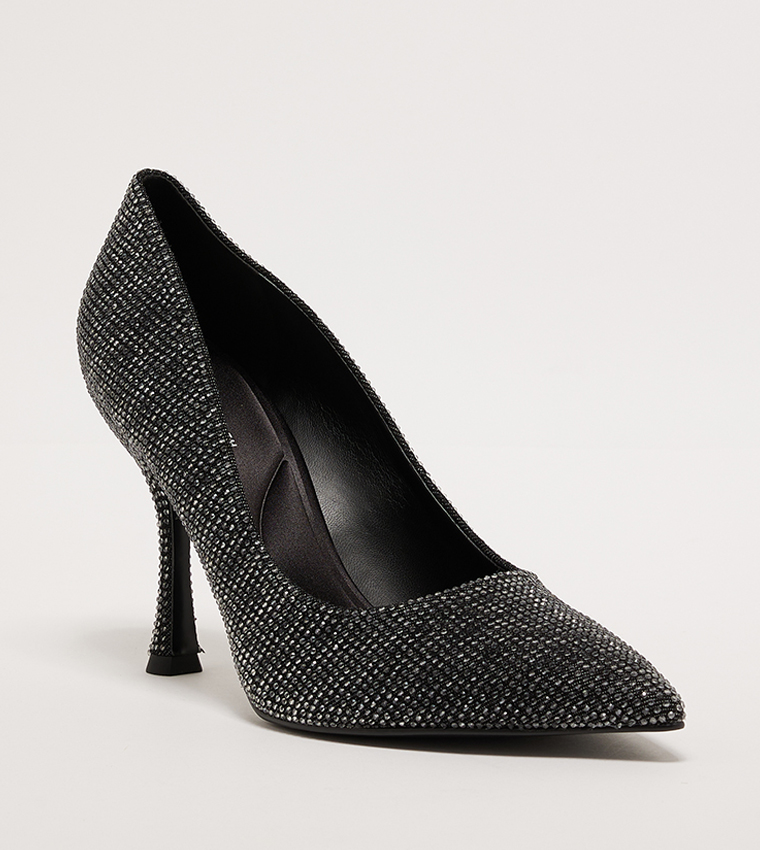 Embellished Pointed Toe Pumps