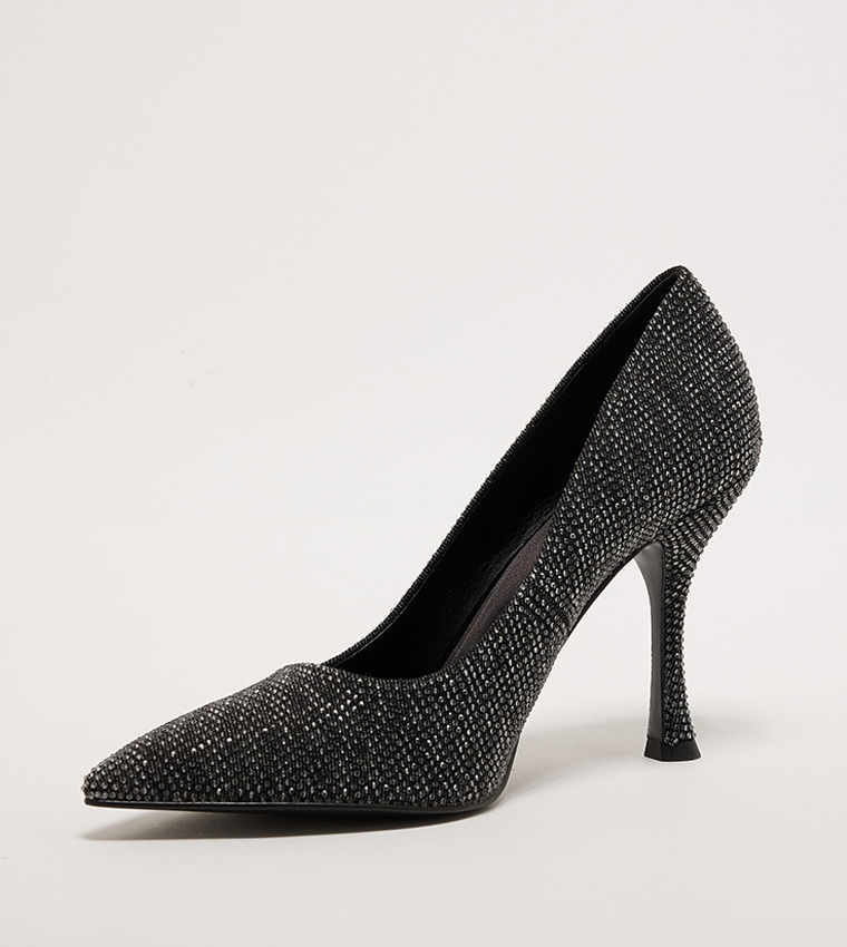 Embellished Pointed Toe Pumps