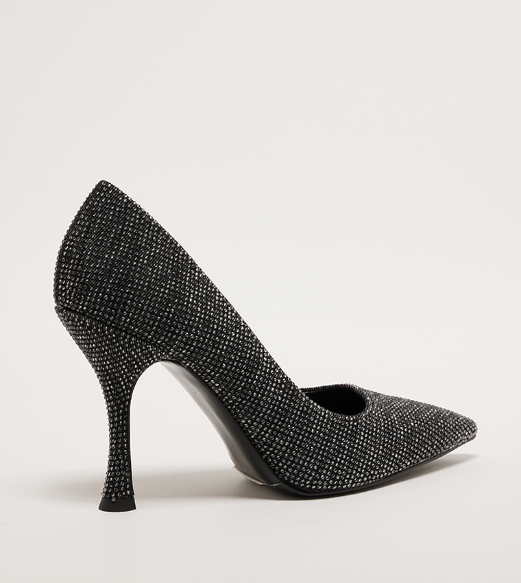 Embellished Pointed Toe Pumps