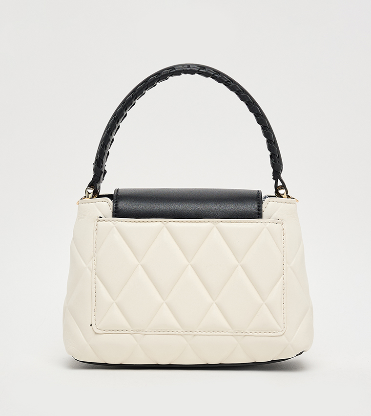 ARWEN Quilted Braided-Strap Shoulder Bag