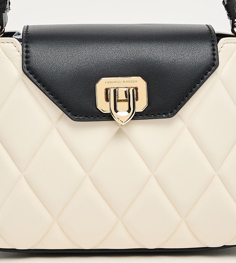 ARWEN Quilted Braided-Strap Shoulder Bag