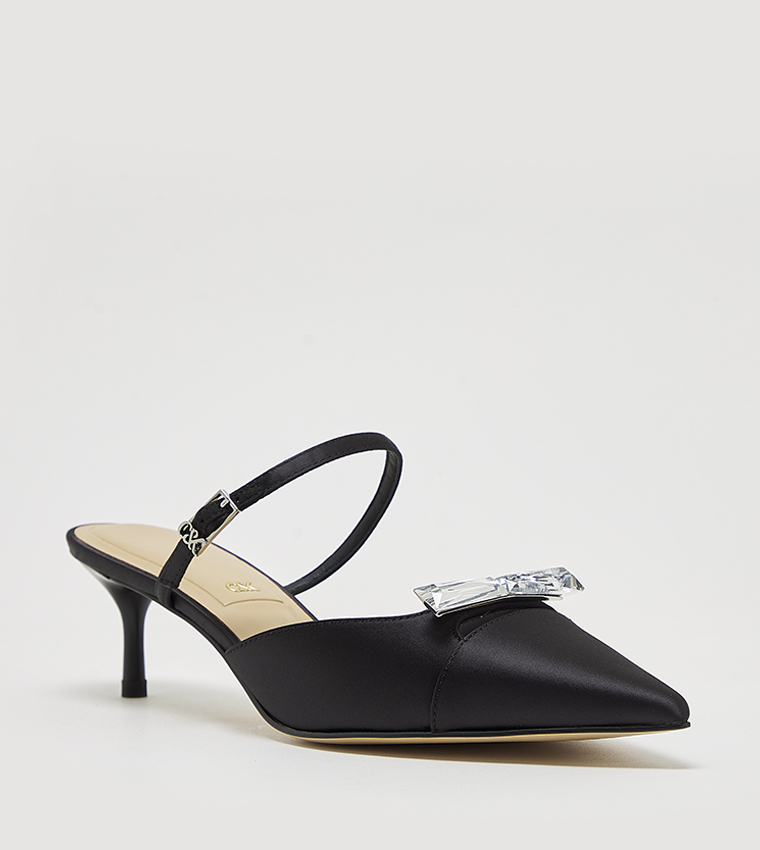 Bow Detail Mule Pumps