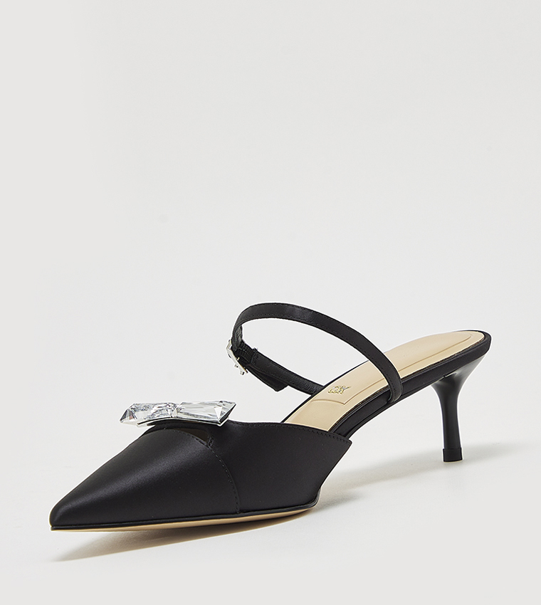 Bow Detail Mule Pumps