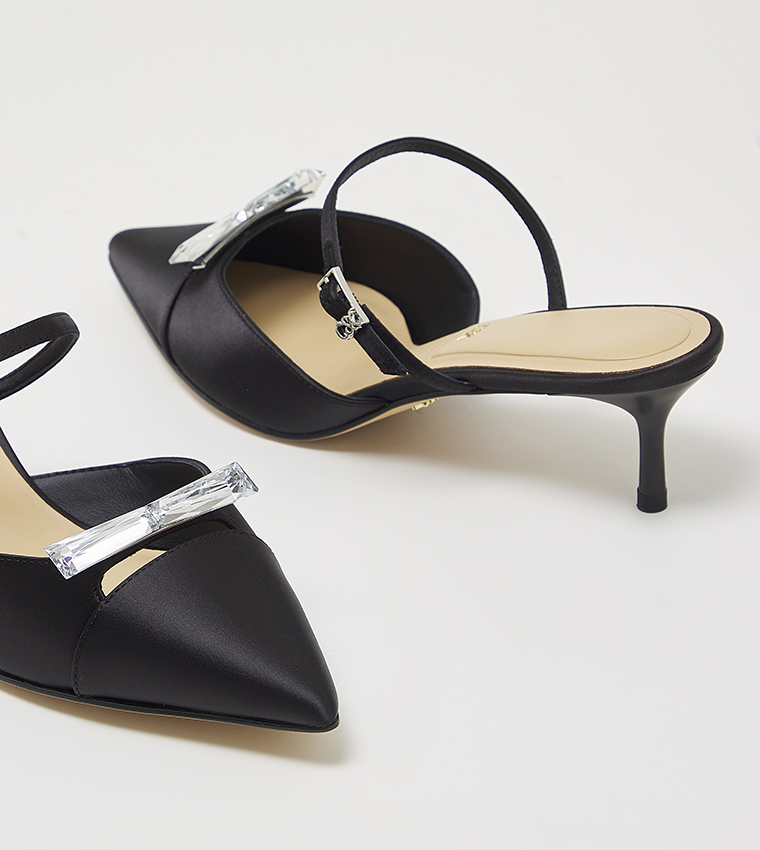Bow Detail Mule Pumps
