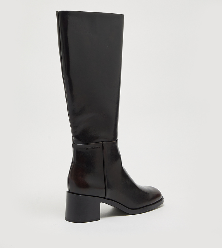 Louise Block Heel Knee-High Boots