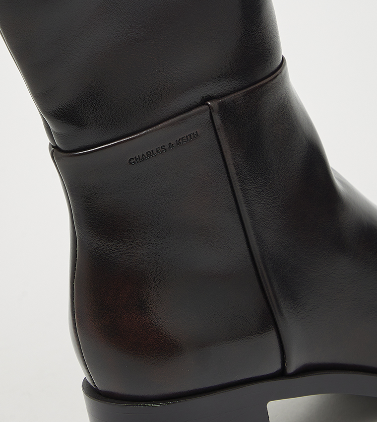Louise Block Heel Knee-High Boots