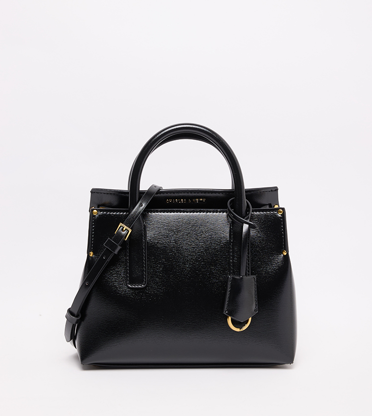 RENE Textured Mini Tote Bag