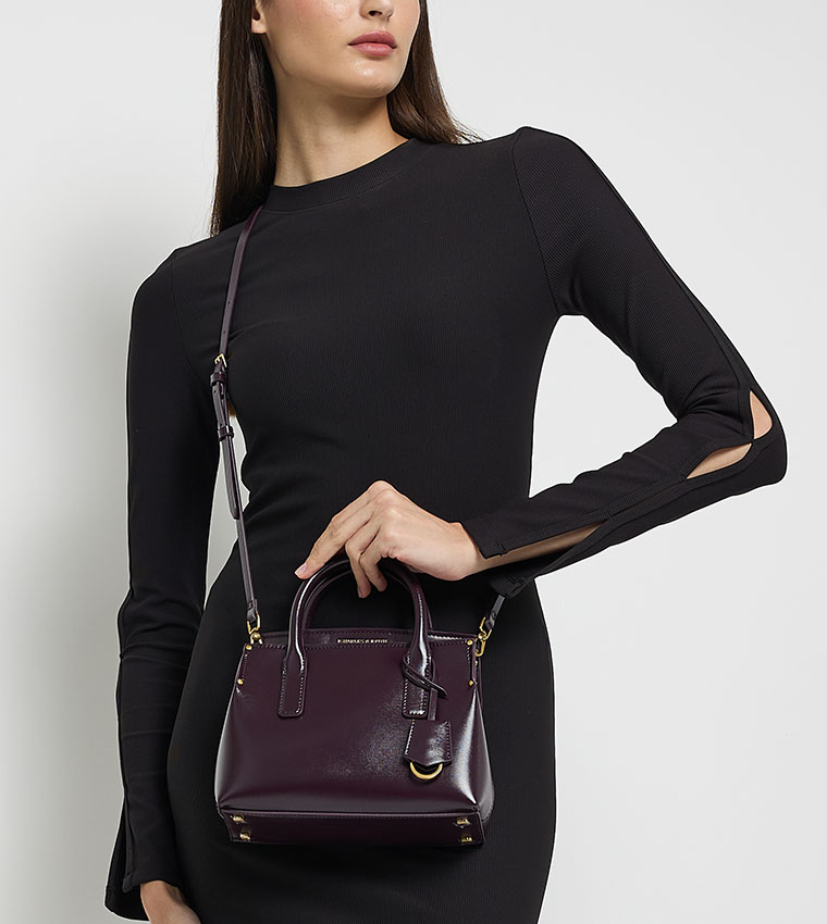 RENE Textured Mini Tote Bag