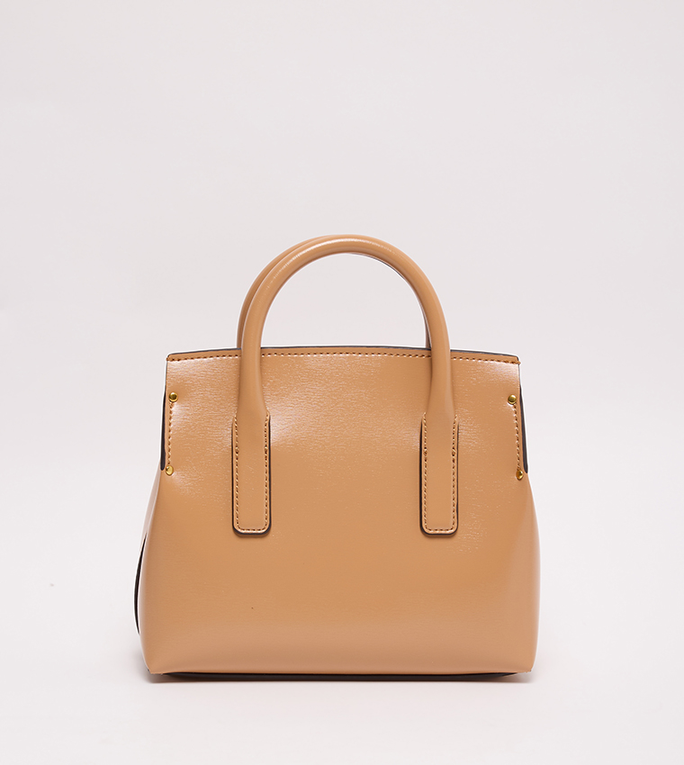 RENE Textured Mini Satchel Bag