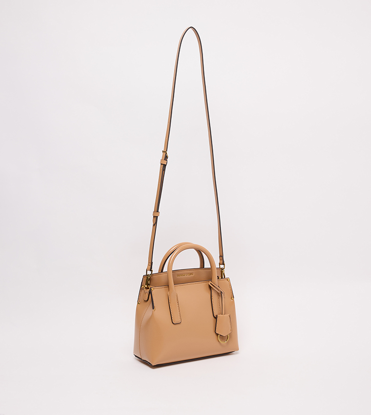 RENE Textured Mini Satchel Bag