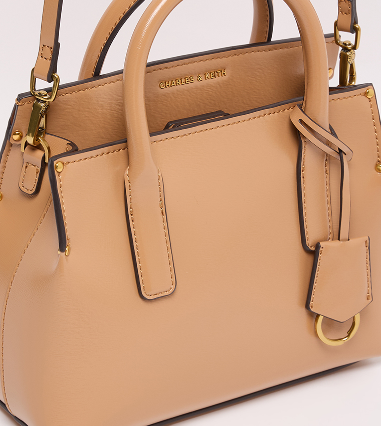 RENE Textured Mini Satchel Bag