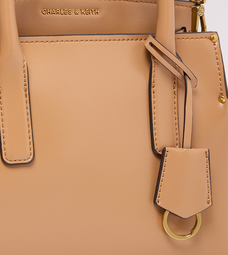 RENE Textured Mini Satchel Bag