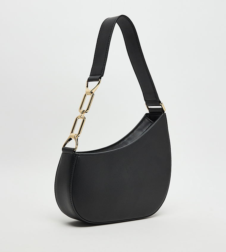 AGATHA Textured Shoulder Bag