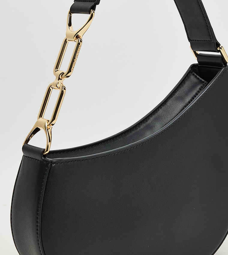 AGATHA Textured Shoulder Bag