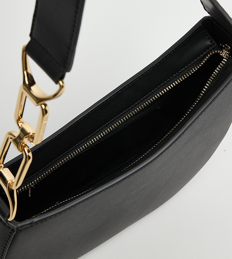 AGATHA Textured Shoulder Bag