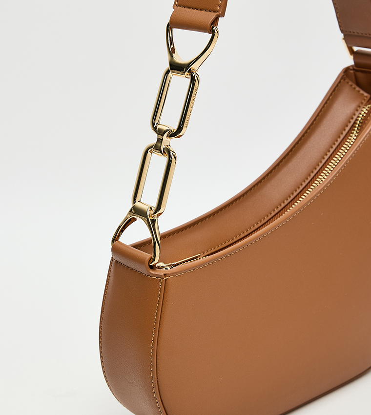 AGATHA Textured Shoulder Bag