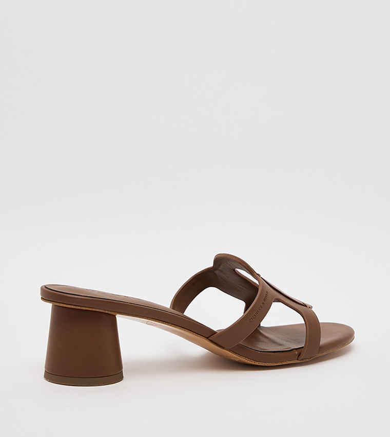 EASLEY Cut Out Heeled Sandals