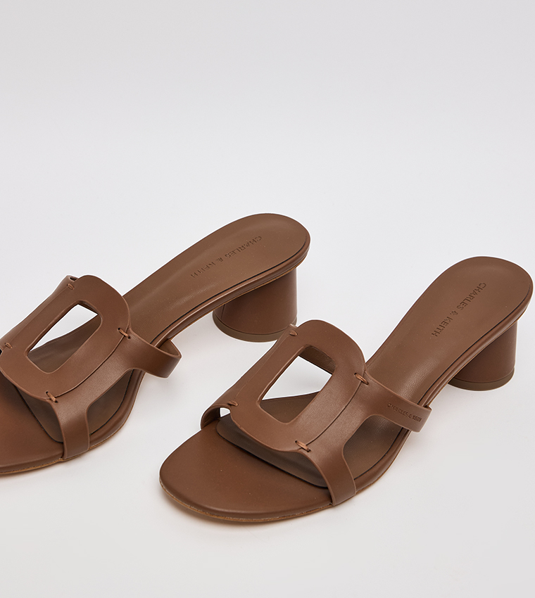 EASLEY Cut Out Heeled Sandals