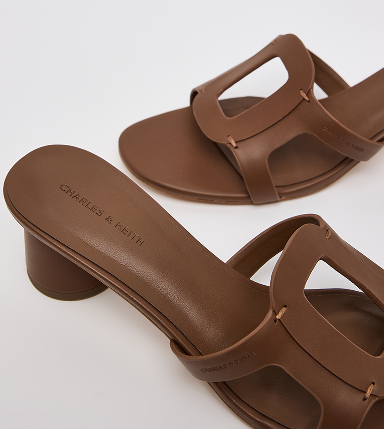 EASLEY Cut Out Heeled Sandals