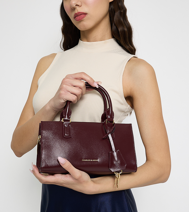 KERRY Textured Satchel Bag