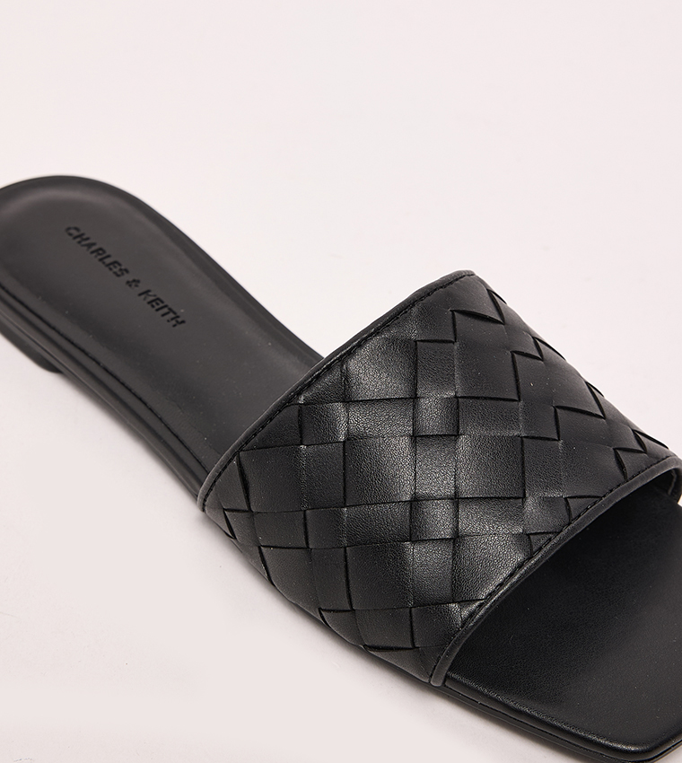 Woven Strap Flat Sandals