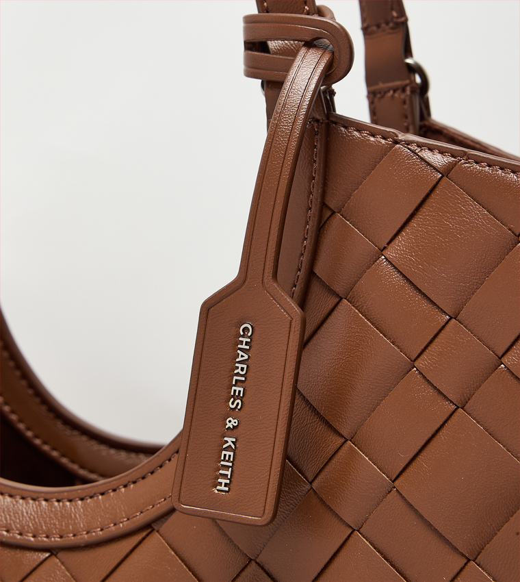 IVETTE Basket Weave Tote Bag Set