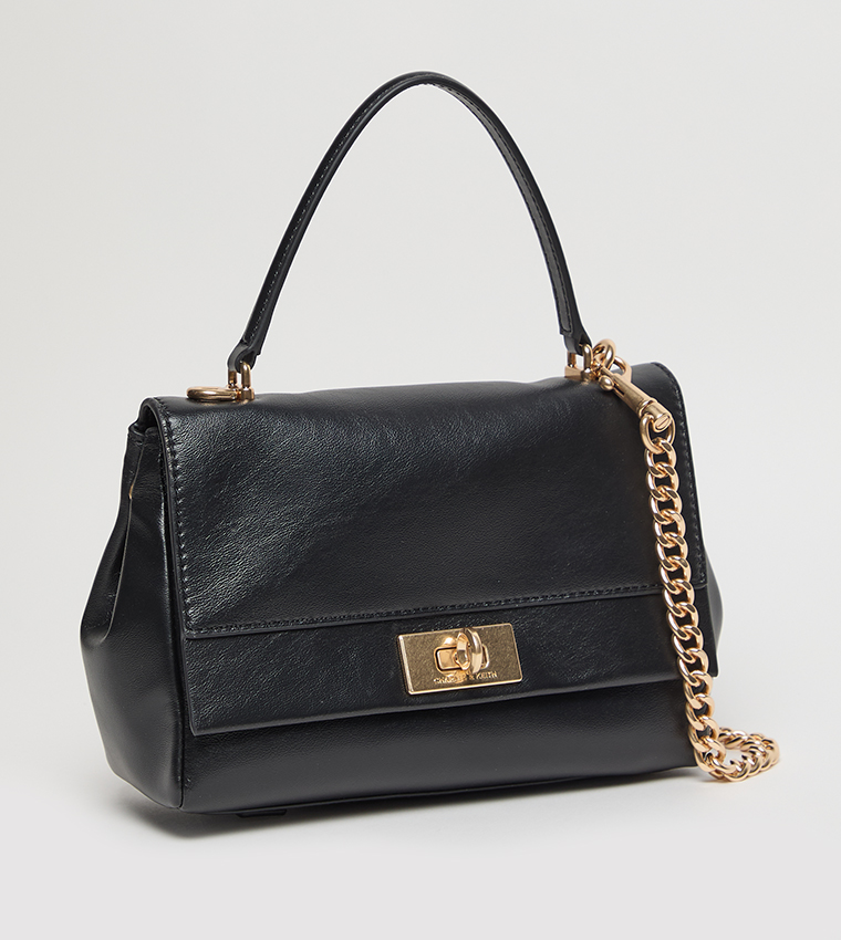 Charles & Keith  Handheld Bags - Black Handheld Bags