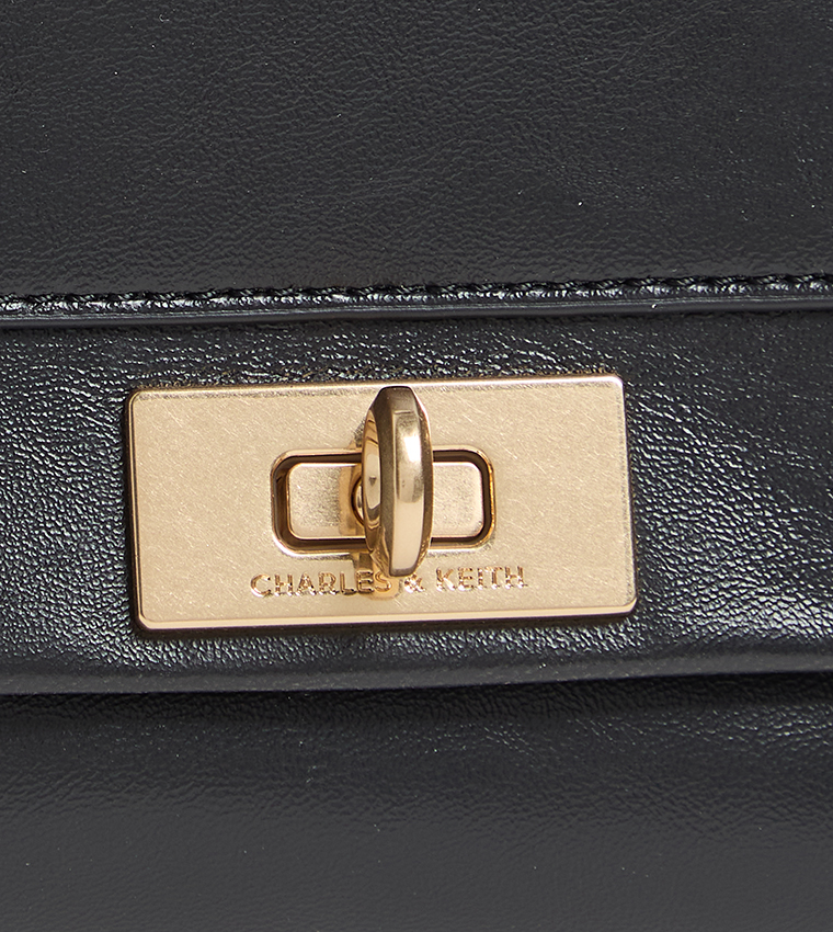 Charles & Keith  Handheld Bags - Black Handheld Bags